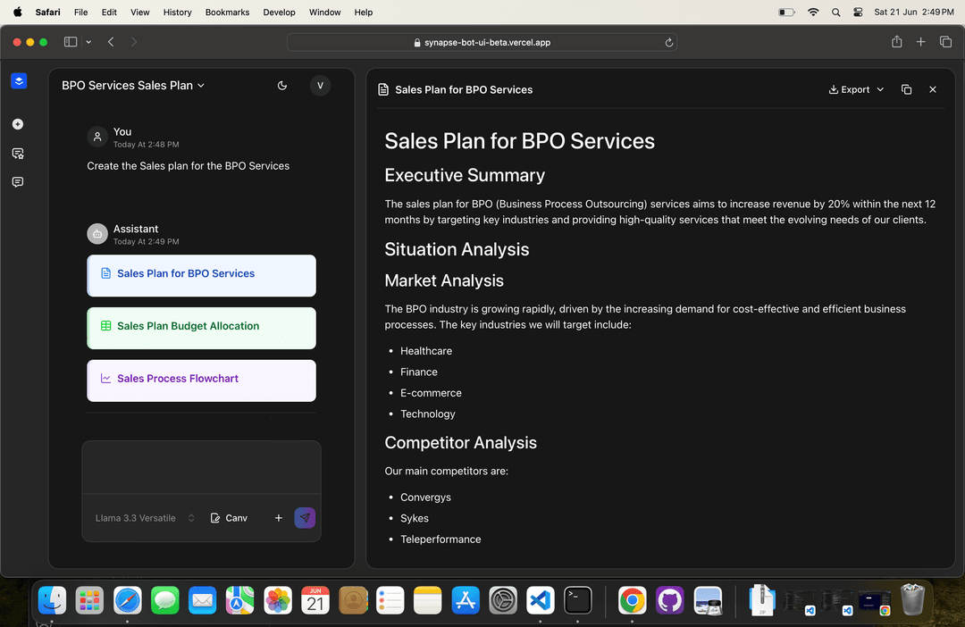 Synapse AI platform